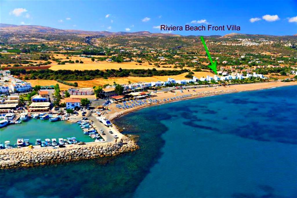 Latchi Beach Front Villa - Private Heated Pool - Amazing Uninterrupted Sea Views Polis المظهر الخارجي الصورة